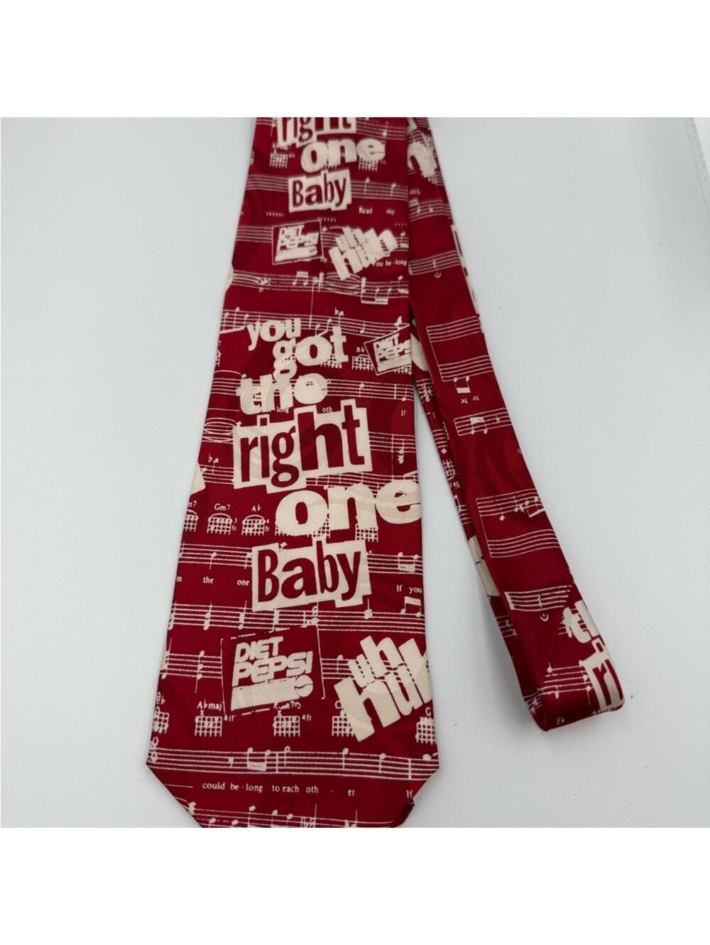 Pepsi Red and White Tie